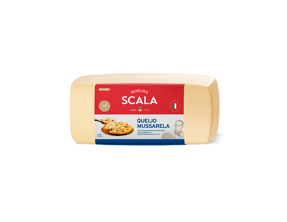 MUÇARELA SCALA 4 KG (CX 6 PÇ)